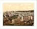 Flensburg view from Ballastberg I. Schleswig-Holstein Germany, c. 1890s, (S) Library Image