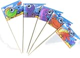 Sand Castle Flags (Pack of 5) (Design May Vary)