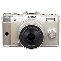 Pentax Q Systemkamera (12 Megapixel, 7,5 cm (3 Zoll) Display, Full HD Video, bildstabilisiert) Kit inkl. 47mm und 28-83mm Objektiv wei�
