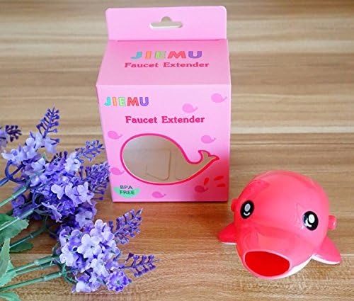 Cute Cartoon Faucet Extender Happy Fun Pink Animal Kids Hand Washing Bathroom Sink Accessory Children Water Tap Extension Helper