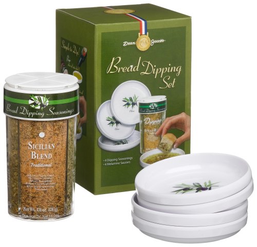 Dean Jacobs 5-piece Melamine Bread Dipping Set, Large, 4.0-Ounce Boxes (Pack of 4)