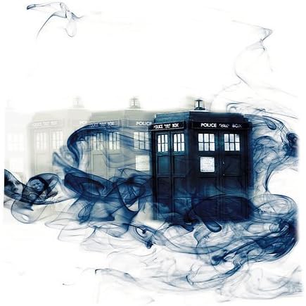 Hot Amazing TV show Doctor Who Tardis British Police Box - Vincent Van Gogh Starry Night Matt Smith Magic unique pillow case customized Zippered lovely PillowCases 18x18 (Twin sides) inches Throw Cushion Popular cotton durable DIY cover Best creative gift Personalized retro cute