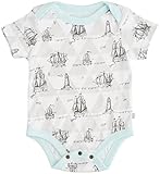 Finn+Emma フィン&エマ 半袖ロンパース オーガニックコットン100% 12-18ヶ月 セイラー B02-0202c12-18 Boat-White