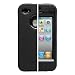 Apple iPhone 4 - Otterbox Defender Otter Box Black Combo - Cover + Holster + Stand + Screen Protector Fits AT&T