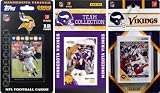 NFL Minnesota Vikings 3 Different Licensed Trading Card Team Sets