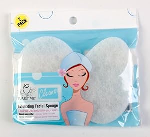Purely Me Exfoliating Facial Sponges Set of 2, 144-pack