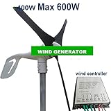 GOWE wind power generation 3blades Max 600w with 400w wind controller charging battery directly . strong wind protection function