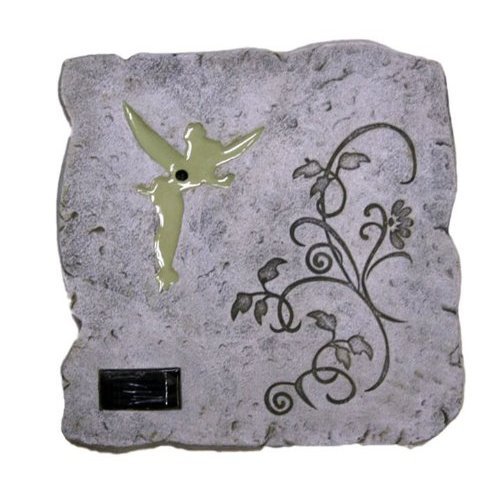 Disney LDG88542 Tinkerbell with Flowers Solar Stepping Stone