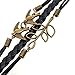 AONIMEI Fashion Lady Strands Suede Rope Bracelet Gift