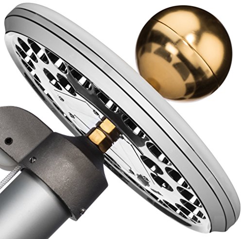 Solar Flagpole Light by Deneve – 26 LED Lights – Brightest Top Mounted Flags Pole Downlight, Fits Most 15 to 25 Ft lawn American Flagpoles Including Telescoping Models