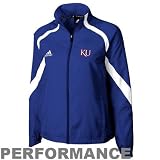Kansas Jayhawks Jackets : adidas Kansas Jayhawks Ladies Royal Blue Big Game ClimaProof Full Zip Performance Jacket