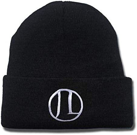 HAIHONG Justice League Logo Beanie Fashion Unisex Embroidery Beanies Skullies Knitted Hats Skull Caps