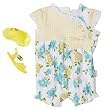 Vitamins Baby Romper, Yellow, 9 Months