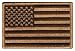 American Flag Embroidered Patch Desert Tan Subdued United States of America Subdued Camo Military Uniform Emblem