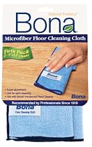 BonaKemi AX0003005 Microfiber Floor Cleaning Cloth, Twin Pack