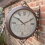 Double Sided Station Clock