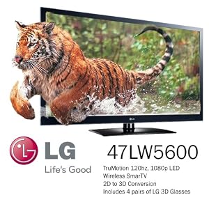 LG 47\” 3D LED LCD Smart TV WiFi 1080p