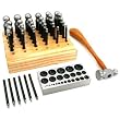 38 Dapping Punches Doming Block Hammer Jewelers Tools