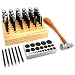 38 Dapping Punches Doming Block Hammer Jewelers Tools