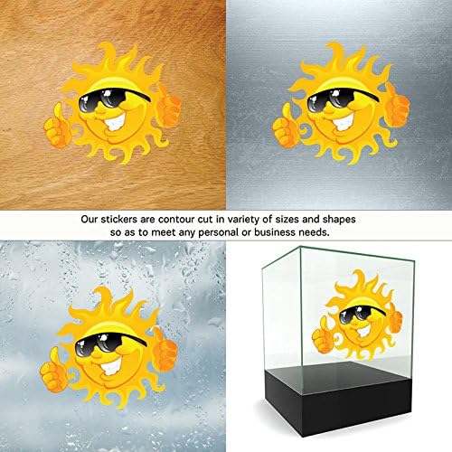 Decal Vinyl Sun Vacation Place Souvenir Surf Surfboard Wa Car window jet ski light. wet sunglasses tan (10 X 8,91 Inches) Fully Waterproof Printed vinyl sticker