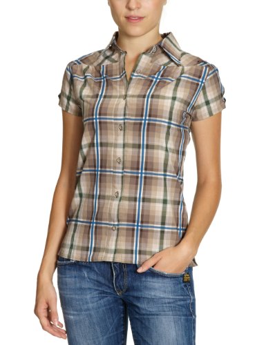 Baleno Damen Bluse Squirrel, sand kariert, XS