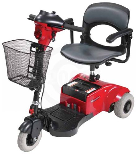Drive Medical S35001692 Mini Phantom 3-Wheel Compact Scooter - Red