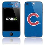 Skinit Chicago Cubs Solid Distressed Vinyl Skin for Apple iPhone 4 4S
