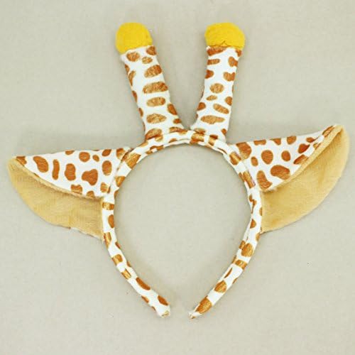 5pcs Cute Giraffe Animal Ear Headband Christmas Party Costume Cartoon