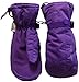 N'Ice Caps Unisex Adults Solid And Colorblocked Puffy Waterproof Ski Mittens