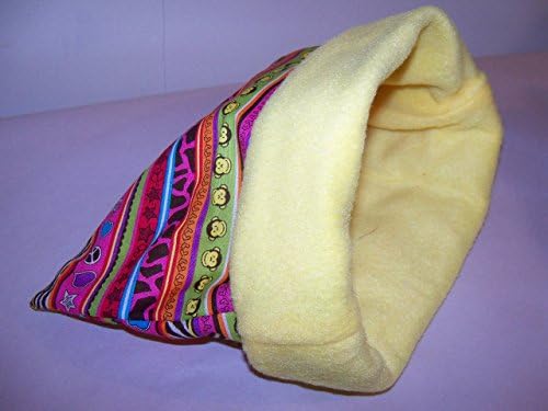Animals Print XL Fleece/Cotton Guinea Pig Pouch Bag Cozy Bed Snuggle Ferret Rat 11