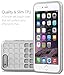 iPhone 6s Plus Case, Fosmon DURA-SQUIRCLE Durable & Flexible TPU Protective Case for Apple iPhone 6 Plus (2014) / iPhone 6s Plus (2015) - Silver