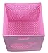 Clever Creations Pink Whale Collapsible Storage Organizer Cube Folding Storage Organizer for Animal Themed Rooms | Perfect Size Storage Cube for Books, Shoes, Games