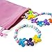 kilofly Princess Party Favor Jewelry Value Pack, Necklace & Bracelet, 6 Sets