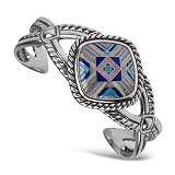 Inlaid Treasures Enchanted New Mexico Cuff Bracelet
