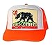 California Love Flag Snapback Mesh Truckers Cap Neon Assorted Colors