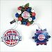 DETROIT PISTONS CHRISTMAS ORNAMENT 3-PACK! PISTONS
