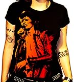 Mosquitohead Women's ' DAVID BOWIE- ZIGGY STARDUST' REVERSE-BURN FRONT PRINT T-SHIRT