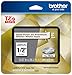 Brother P-touch TZe-PR234 Gold Print on Premium Glitter White Laminated Tape 12mm (0.47â€) wide x 8m (26.2â€™) long