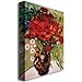 Trademark Fine Art Daisie & Poppies by Vincent Van Gogh, 24x32-Inch