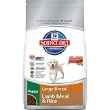 Hill's Science Diet Puppy Lamb Meal and Rice Recipe Large Breed Dry Dog Food Bag, 33-Pound