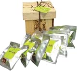 Nuts+Nuts gourmet gift with 6 packs of assorted flavors roasted cashew nuts
