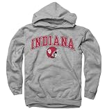 Indiana Hoosiers Youth Grey Football Helmet Hooded Sweatshirt