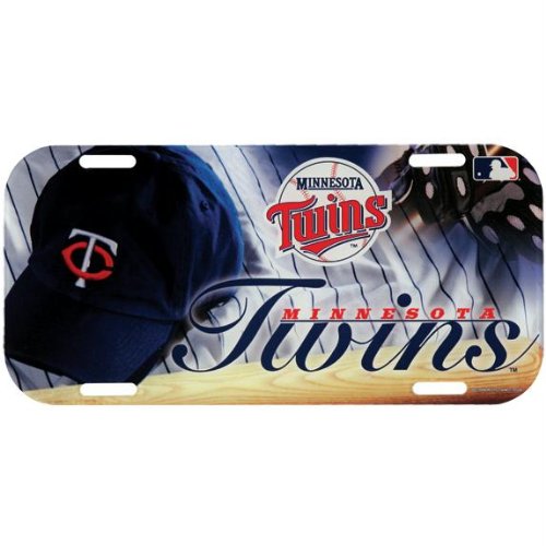 Minnesota Twins - Field High Def License Plate MLB Pro Baseball