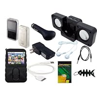 iShoppingdeals - Lot 10 Accessories Bundle Combo for Creative Zen Vision M 30GB