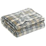 Columbia Coral Fleece Throw, Cabin Plaid Navy