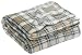 Columbia Coral Fleece Throw, Cabin Plaid Print