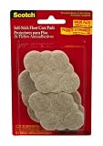 3M Scotch 771ES Self-Stick Floor Care Pads Beige, 6-Pack