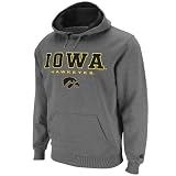Iowa Hawkeyes Charcoal Automatic Pullover Hooded Sweatshirt