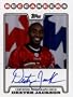 2008 Topps Rookie Premiere Autographs #DJA Dexter Jackson (WR) RC - Rookie Insert Card - Autographed Football Card / Tampa Bay Buccaneers / Hand Signed on CARD! - Rare Rookie Card in Screw Down Display Case!!!