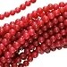 Raspberry Red Candy Jade 4mm Round Beads / 15.5 Inch Strand